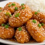 Crispy Sesame Chicken Ingredients on Countertop